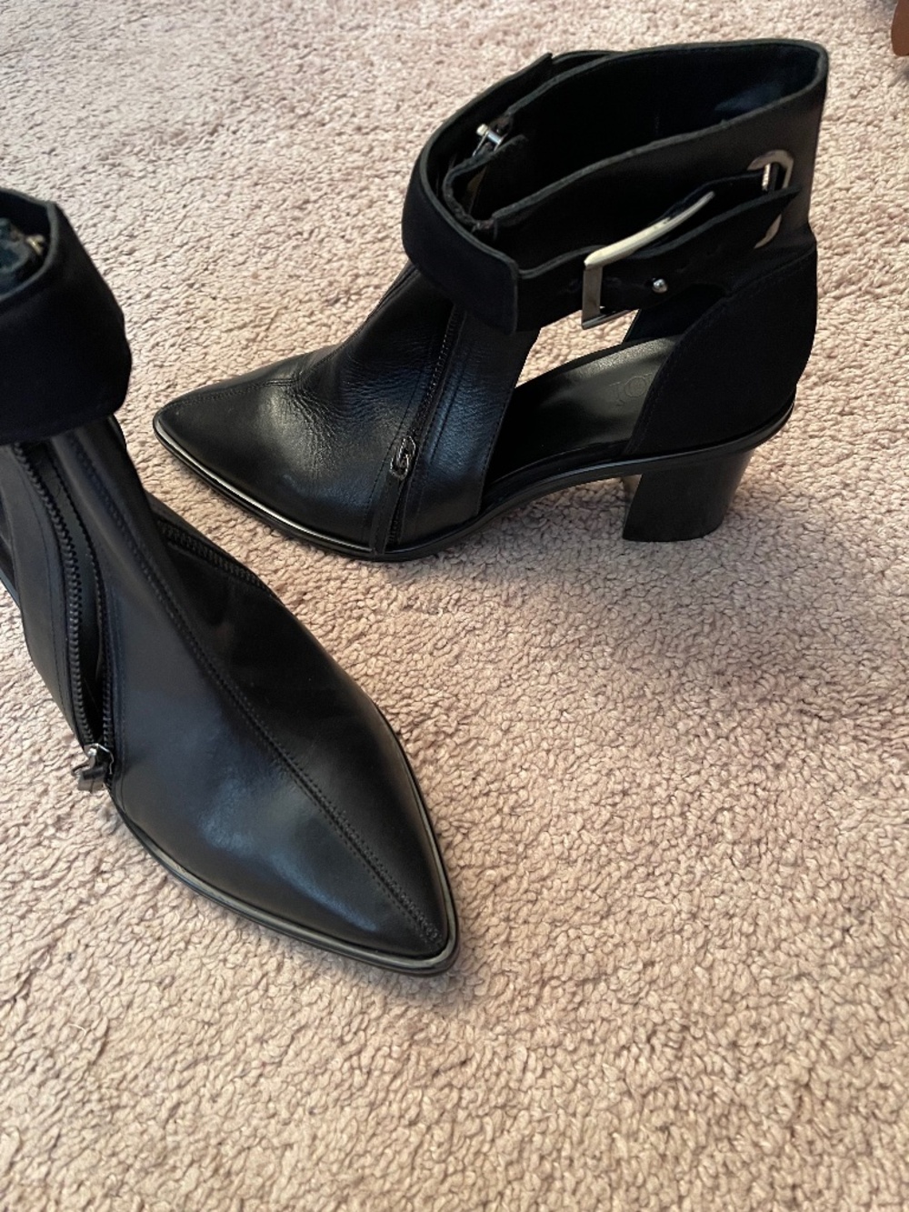 Tibi cutout ankle boots